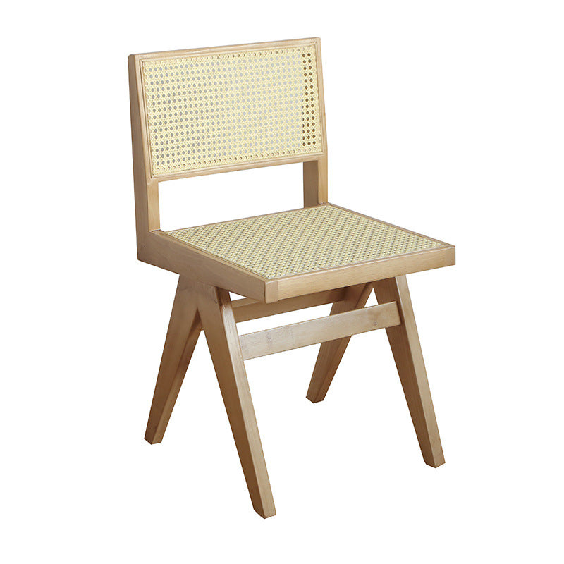 Ensemble de restauration en bois massif de finition naturelle 1/3/5 pièces Modern Dinette Set