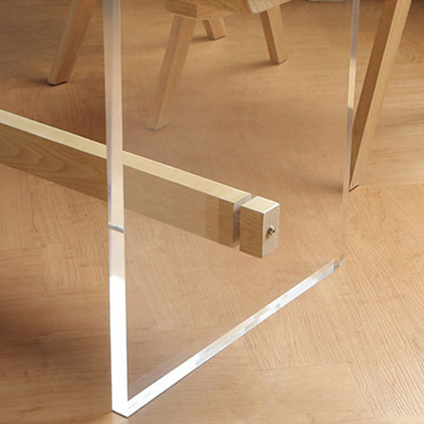 Ensemble de restauration en bois massif de finition naturelle 1/3/5 pièces Modern Dinette Set