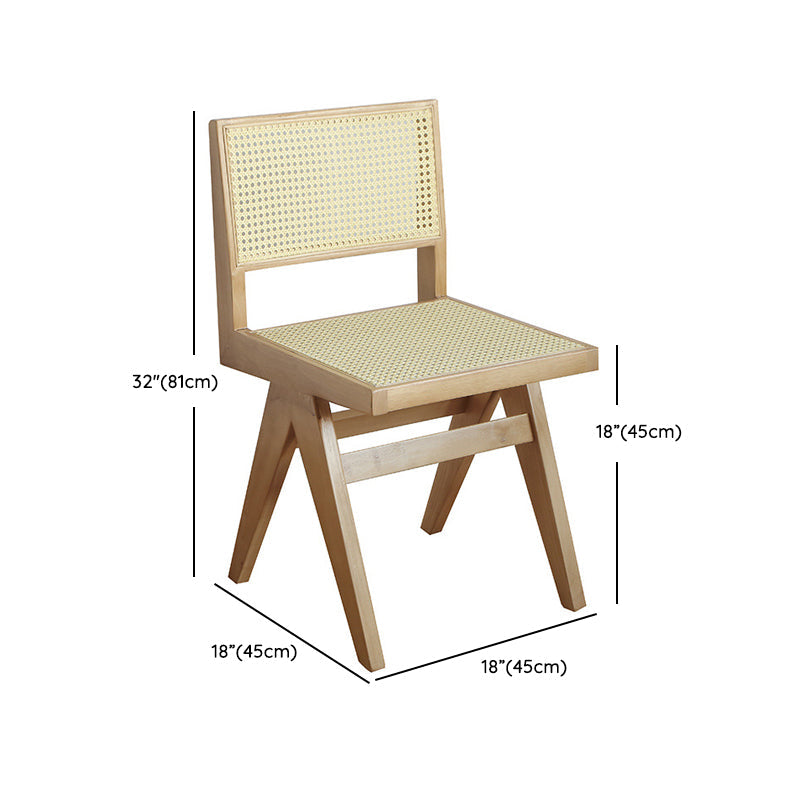 Ensemble de restauration en bois massif de finition naturelle 1/3/5 pièces Modern Dinette Set