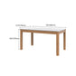 Juego de mesa de comedor con tapa de piedra y sillas de madera, juego de comedor de 1/2/5 piezas para el hogar