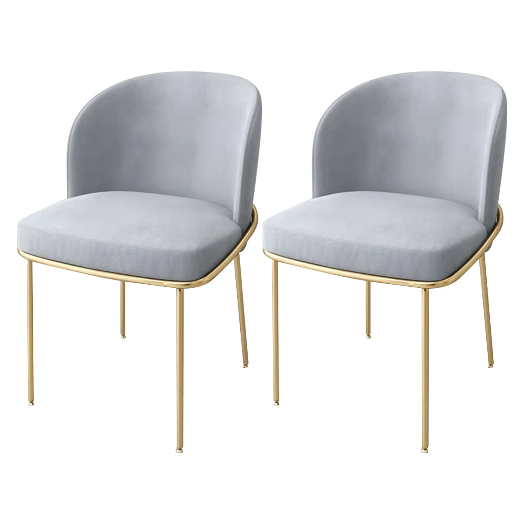 Rectangular Dining Table Set 1/2/5/7 Pieces Metal Dinette Set for Kitchen 2 Grey Chairs Clearhalo 'Dining Room Sets' 'Dining Tables & Seating' 'dining_room_set' 'furn' 'furn_dining_room_set' 'Furniture' 'Kitchen & Dining Furniture' 6270984