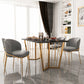 Rectangular Dining Table Set 1/2/5/7 Pieces Metal Dinette Set for Kitchen Clearhalo 'Dining Room Sets' 'Dining Tables & Seating' 'dining_room_set' 'furn' 'furn_dining_room_set' 'Furniture' 'Kitchen & Dining Furniture' 6270986