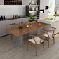 Contemporary Solid Wood Table Set 1/4/5 Pieces Dinette Set for Dining Room