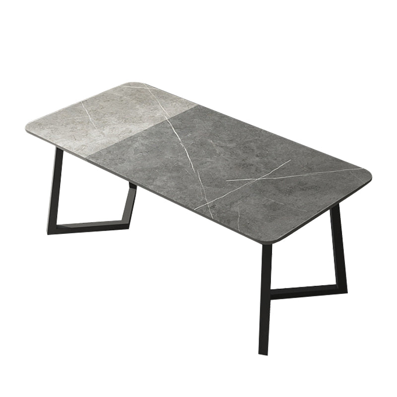 Ensemble de table à manger noire moderne 1/2/5/7 pièces en métal set pour la maison