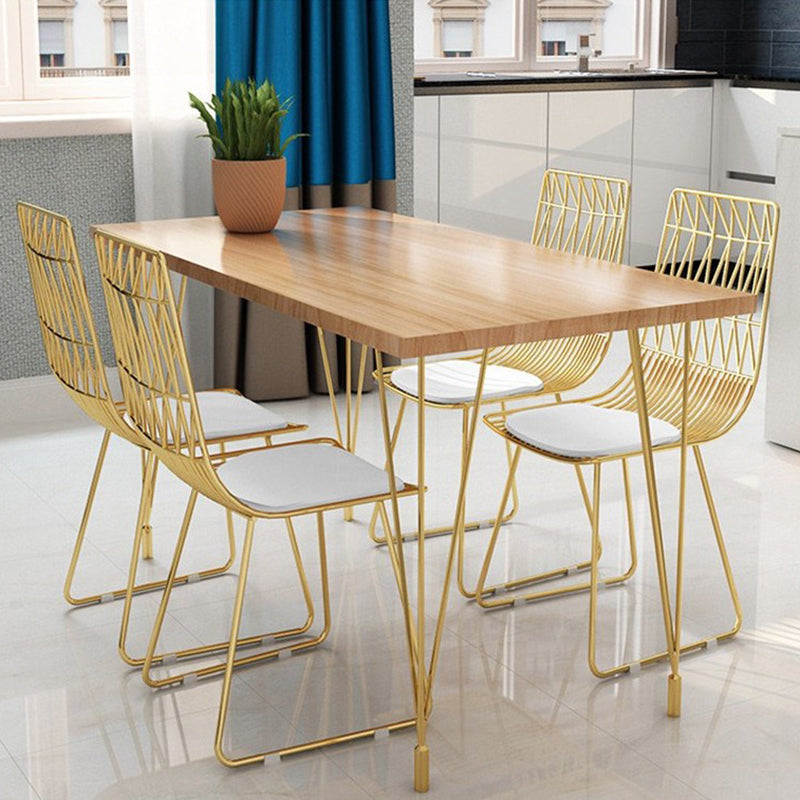 Set da pranzo in metallo per cucina 1/5/7 pezzi Dinette moderna