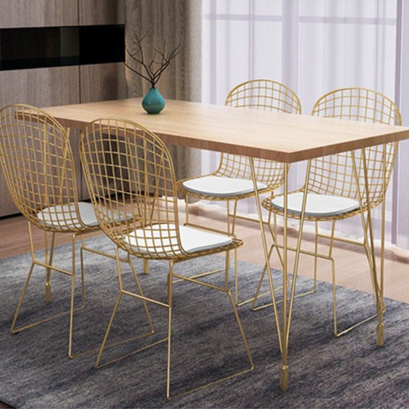 Set da pranzo in metallo per cucina 1/5/7 pezzi Dinette moderna