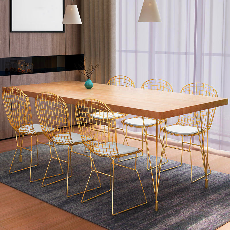 Set da pranzo in metallo per cucina 1/5/7 pezzi Dinette moderna