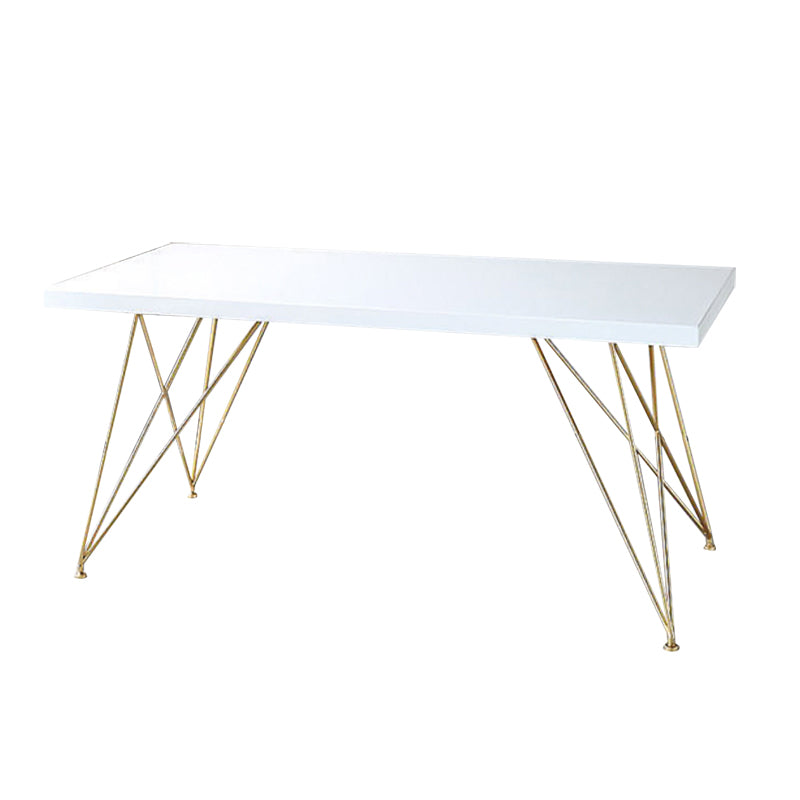 Set da pranzo in legno in solido bianco 1/5 pezzi set di dinette contemporanea