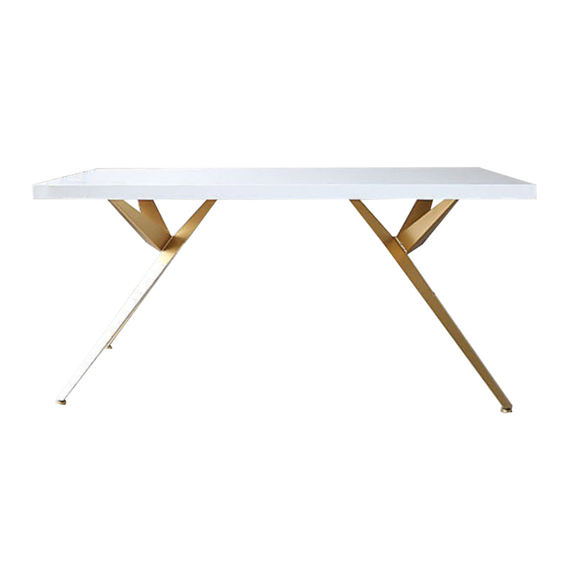 Set da pranzo in legno in solido bianco 1/5 pezzi set di dinette contemporanea
