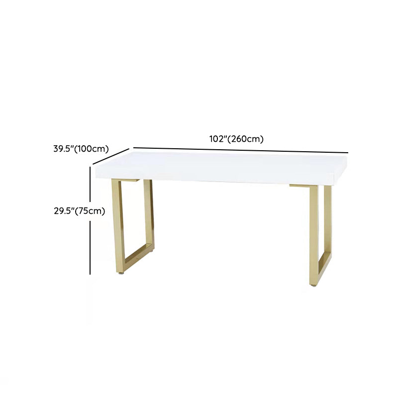 Set da pranzo in legno in solido bianco 1/5 pezzi set di dinette contemporanea