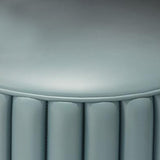 Modern Faux Leather Bench Oval Foam Bench with Legs for Home Office Clearhalo 'Benches' 'Chairs & Seating' 'furn' 'furn_benches' 'Furniture' 'Living Room Furniture' 6271112