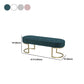 Modern Faux Leather Bench Oval Foam Bench with Legs for Home Office Clearhalo 'Benches' 'Chairs & Seating' 'furn' 'furn_benches' 'Furniture' 'Living Room Furniture' 6271127