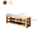 13.65-inch W Solid Wood Entryway Bench Modern Seating Bench with Storage Clearhalo 'Benches' 'Chairs & Seating' 'furn' 'furn_benches' 'Furniture' 'Living Room Furniture' 6271173