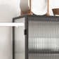 Curio Curio Curio Cabinet Metal Porte di vetro armadio con 2 porte per camera da letto