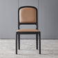 Contemporary Wood Dining Armless Chairs Open Back Dining Side Chair