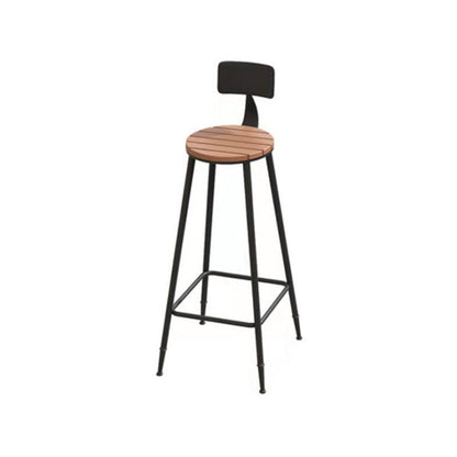 Juego de pub industrial con mesa fija Juego de mesa de bar rectangular de 1/5 piezas