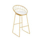 Solid Wood Bar Table Set Glam Rectangle 1/5/9 Pieces Counter Table Gold 30"H Stool (Single) Clearhalo 'Bar Furniture' 'furn' 'furn_home_bar_bar_sets' 'Furniture' 'Home Bars & Bar Sets' 'home_bar_bar_sets' 'Kitchen & Dining Furniture' 6271327