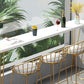 Solid Wood Bar Table Set Glam Rectangle 1/5/9 Pieces Counter Table Clearhalo 'Bar Furniture' 'furn' 'furn_home_bar_bar_sets' 'Furniture' 'Home Bars & Bar Sets' 'home_bar_bar_sets' 'Kitchen & Dining Furniture' 6271332
