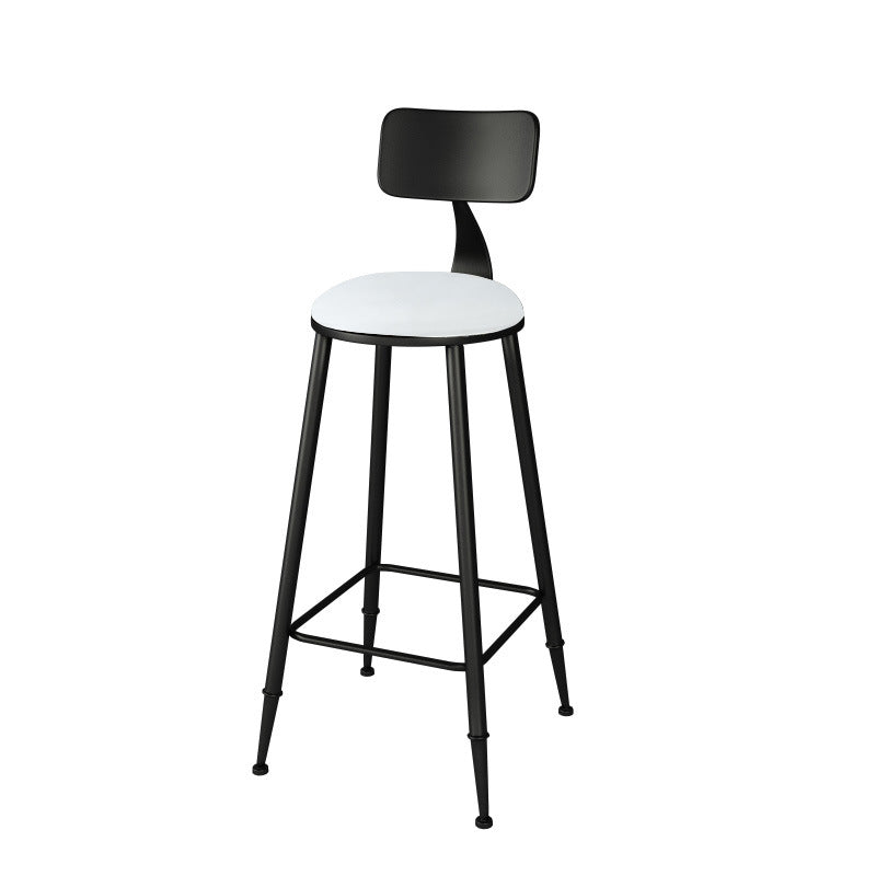 Modern Bar Table Set 1/3 Pieces Faux Marble Counter Table with Upholstered Stools Black 30"H Stool (Single) Clearhalo 'Bar Furniture' 'furn' 'furn_home_bar_bar_sets' 'Furniture' 'Home Bars & Bar Sets' 'home_bar_bar_sets' 'Kitchen & Dining Furniture' 6271370