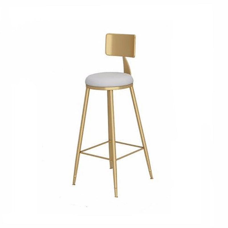 Modern Bar Table Set 1/3 Pieces Faux Marble Counter Table with Upholstered Stools White 30"H Stool (Single) Clearhalo 'Bar Furniture' 'furn' 'furn_home_bar_bar_sets' 'Furniture' 'Home Bars & Bar Sets' 'home_bar_bar_sets' 'Kitchen & Dining Furniture' 6271372