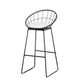 Modern Bar Table Set 1/3 Pieces Faux Marble Counter Table with Upholstered Stools Bright-Black 30"H Stool (Single) Clearhalo 'Bar Furniture' 'furn' 'furn_home_bar_bar_sets' 'Furniture' 'Home Bars & Bar Sets' 'home_bar_bar_sets' 'Kitchen & Dining Furniture' 6271377