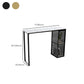 Modern Bar Table Set 1/3 Pieces Faux Marble Counter Table with Upholstered Stools Clearhalo 'Bar Furniture' 'furn' 'furn_home_bar_bar_sets' 'Furniture' 'Home Bars & Bar Sets' 'home_bar_bar_sets' 'Kitchen & Dining Furniture' 6271384