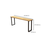 Tabouret de bar en bois massif et ensemble de table 1/2/4/5 pièces