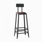 Industrial Rectangle Bar Table Set 1/5 Pieces Solid Wood Counter Table Brown 31"H Stool （Single） Clearhalo 'Bar Furniture' 'furn' 'furn_home_bar_bar_sets' 'Furniture' 'Home Bars & Bar Sets' 'home_bar_bar_sets' 'Kitchen & Dining Furniture' 6271515