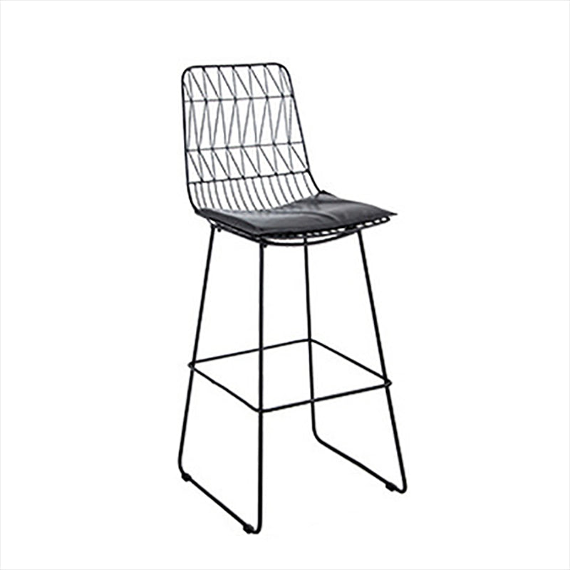 Modern Stone Bar Table Set 1/4/7 Pieces Counter Counter Set for Dining Room Black 30"H Stool (Single) Clearhalo 'Bar Furniture' 'furn' 'furn_home_bar_bar_sets' 'Furniture' 'Home Bars & Bar Sets' 'home_bar_bar_sets' 'Kitchen & Dining Furniture' 6271567