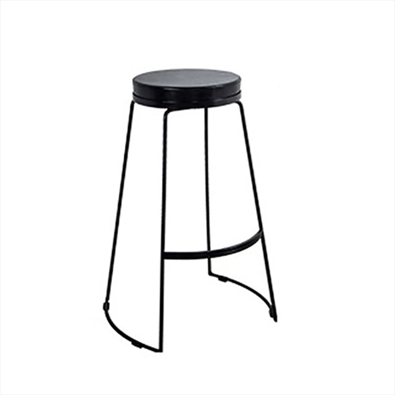 Modern Stone Bar Table Set 1/4/7 Pieces Counter Counter Set for Dining Room Bright-Black 30"H Stool (Single) Clearhalo 'Bar Furniture' 'furn' 'furn_home_bar_bar_sets' 'Furniture' 'Home Bars & Bar Sets' 'home_bar_bar_sets' 'Kitchen & Dining Furniture' 6271569