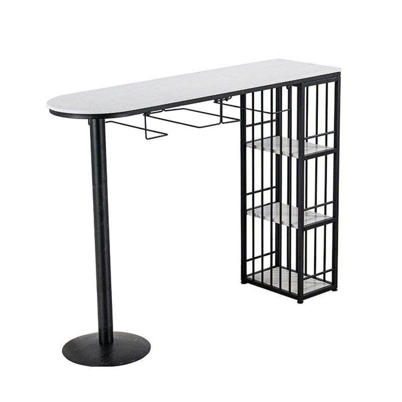 Modernes Bartisch-Set, 1/3-teilig, Tresenset aus Kunstmarmor für das Esszimmer