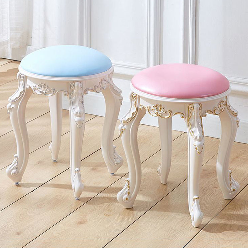 Gold Water Resistant Standard Round Leather Standard for Home Decor Clearhalo 'furn' 'furn_ottomans_poufs' 'Furniture' 'Living Room Furniture' 'Ottomans & Poufs' 'ottomans_poufs' 6272132