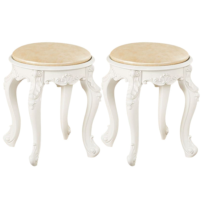 Gold Water Resistant Standard Round Leather Standard for Home Decor Gold 2 Piece Set Clearhalo 'furn' 'furn_ottomans_poufs' 'Furniture' 'Living Room Furniture' 'Ottomans & Poufs' 'ottomans_poufs' 6272147