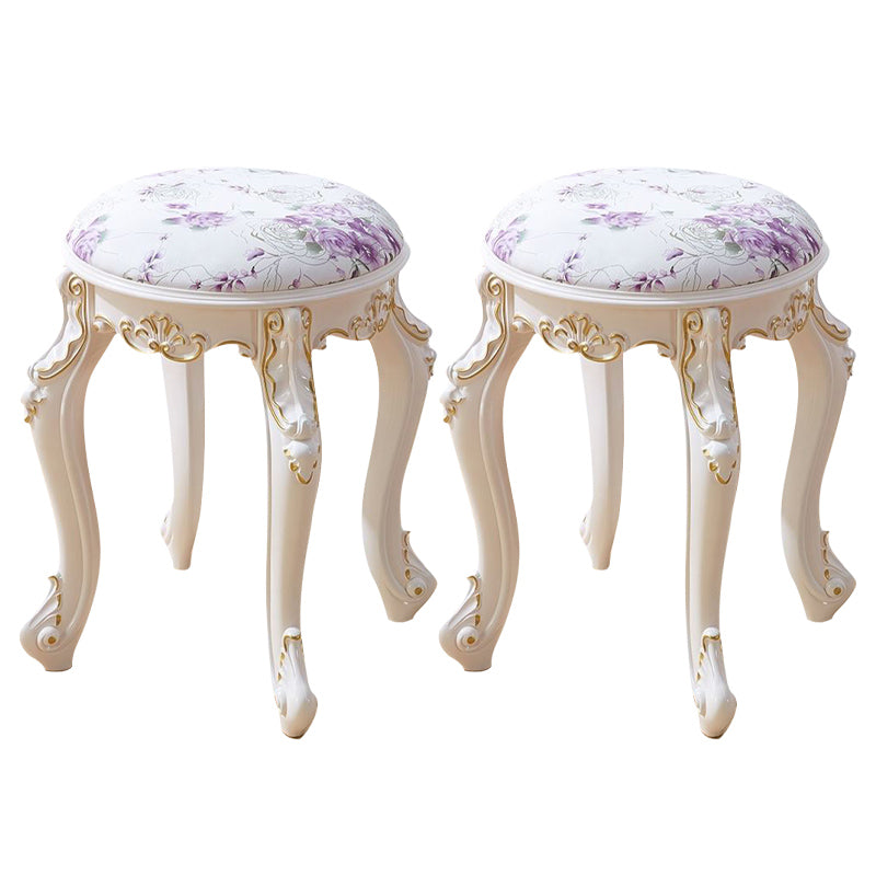 Gold Water Resistant Standard Round Leather Standard for Home Decor Orchid 2 Piece Set Clearhalo 'furn' 'furn_ottomans_poufs' 'Furniture' 'Living Room Furniture' 'Ottomans & Poufs' 'ottomans_poufs' 6272168