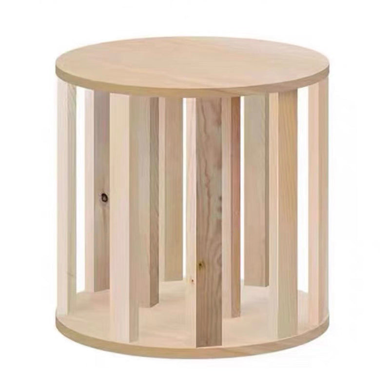 Cilindro de cuero de falso cilindro sólido resistente al agua moderna otomana