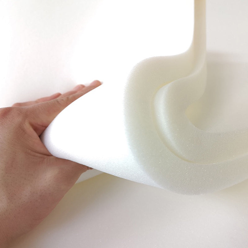 Faux lederen pouf cilinder vast waterbestendige moderne standaard poef