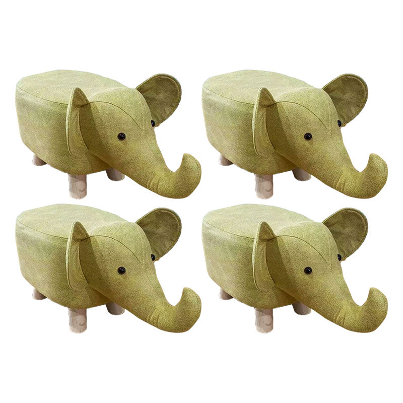 Contemporary Specialty Pouf Faux Leather Upholstered Ottoman Beige 4 Piece Set Clearhalo 'furn' 'furn_ottomans_poufs' 'Furniture' 'Living Room Furniture' 'Ottomans & Poufs' 'ottomans_poufs' 6272225