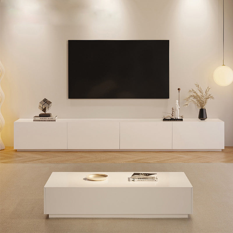 Modern Engineered Wood TV Media Stand Enclosed Storage TV Console Clearhalo 'furn' 'furn_tv_stands_entertainment_centers' 'Furniture' 'Living Room Furniture' 'TV Stands & Entertainment Centers' 'TV Stands & Media Storage Furniture' 'tv_stands_entertainment_centers' 6273280