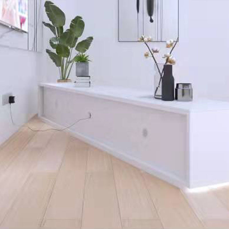 Mobile TV scandinavo antigraffio, console TV bianca/nera con 3 cassetti