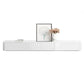 Mobile TV scandinavo antigraffio, console TV bianca/nera con 3 cassetti
