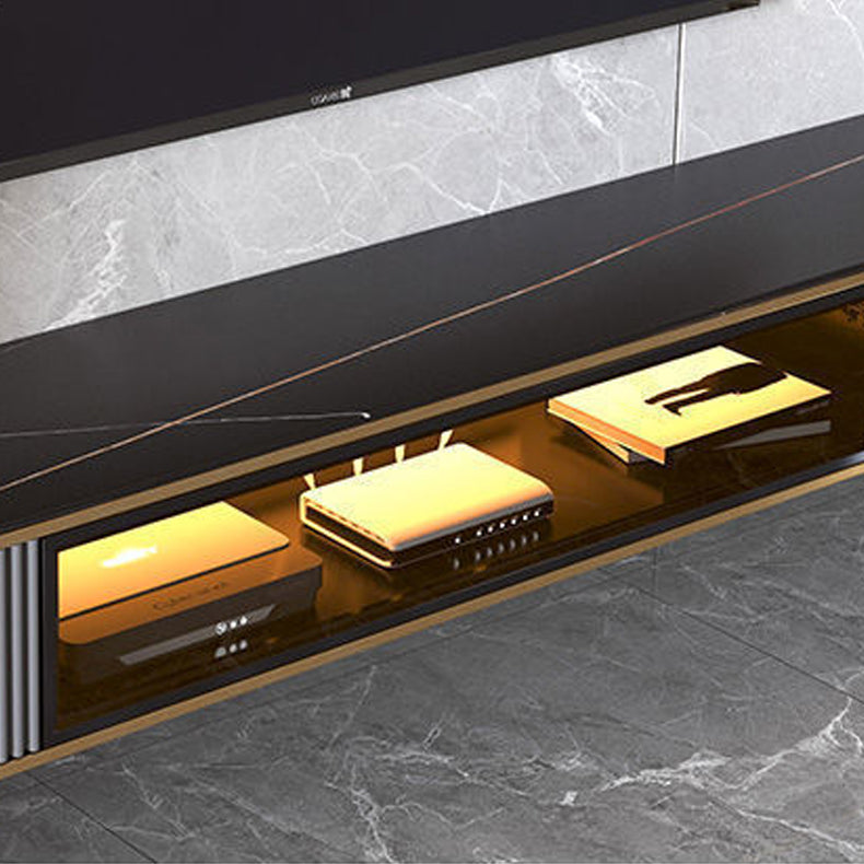 Modern Style Wall-mounted TV Console Slate TV Stand with Drawers Clearhalo 'furn' 'furn_tv_stands_entertainment_centers' 'Furniture' 'Living Room Furniture' 'TV Stands & Entertainment Centers' 'TV Stands & Media Storage Furniture' 'tv_stands_entertainment_centers' 6273378