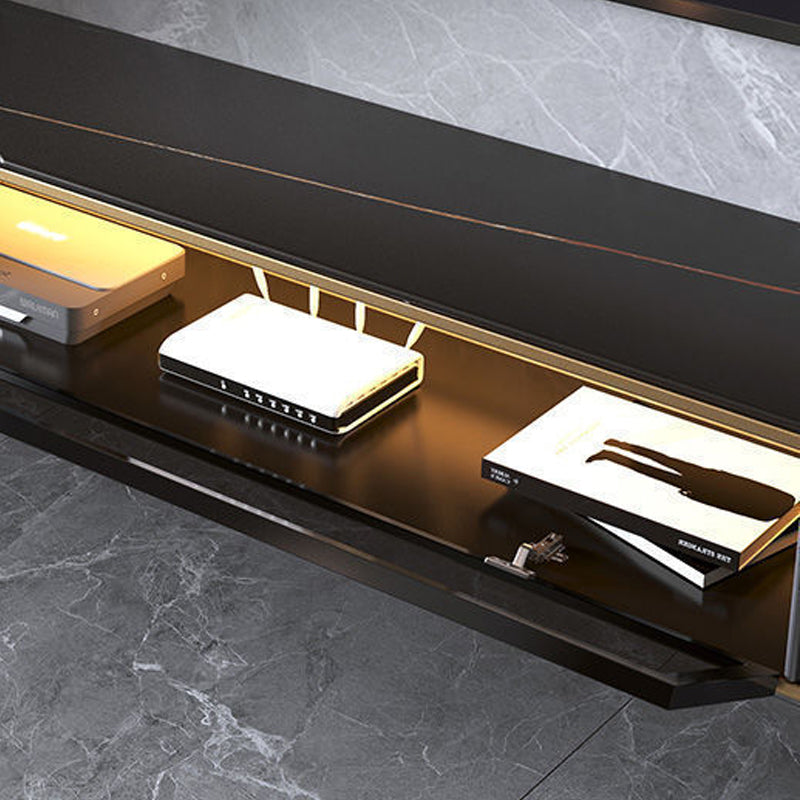 Modern Style Wall-mounted TV Console Slate TV Stand with Drawers Clearhalo 'furn' 'furn_tv_stands_entertainment_centers' 'Furniture' 'Living Room Furniture' 'TV Stands & Entertainment Centers' 'TV Stands & Media Storage Furniture' 'tv_stands_entertainment_centers' 6273379