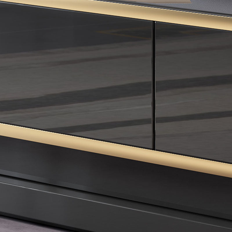 Luxurious 3-Drawer TV Stand Console 16.54-Inch H Glass TV Console Clearhalo 'furn' 'furn_tv_stands_entertainment_centers' 'Furniture' 'Living Room Furniture' 'TV Stands & Entertainment Centers' 'TV Stands & Media Storage Furniture' 'tv_stands_entertainment_centers' 6273390
