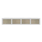 Nordic Solid Wood Wall-Mounted TV Cabinet Living Room Cotton-Linen TV Stand 71"L x 16"W x 12"H White Clearhalo 'furn' 'furn_tv_stands_entertainment_centers' 'Furniture' 'Living Room Furniture' 'TV Stands & Entertainment Centers' 'TV Stands & Media Storage Furniture' 'tv_stands_entertainment_centers' 6273508