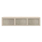 Nordic Solid Wood Wall-Mounted TV Cabinet Living Room Cotton-Linen TV Stand 54"L x 16"W x 12"H Beige Clearhalo 'furn' 'furn_tv_stands_entertainment_centers' 'Furniture' 'Living Room Furniture' 'TV Stands & Entertainment Centers' 'TV Stands & Media Storage Furniture' 'tv_stands_entertainment_centers' 6273513