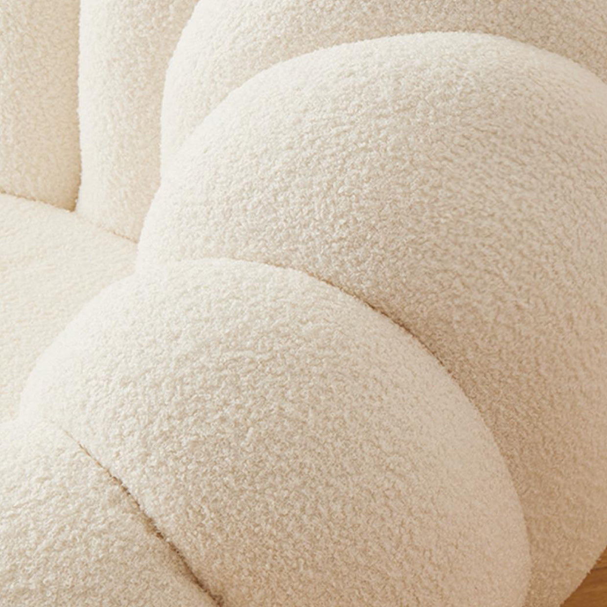 Divano contemporaneo con braccia inclinate 26,77 "divano standard di alto livello