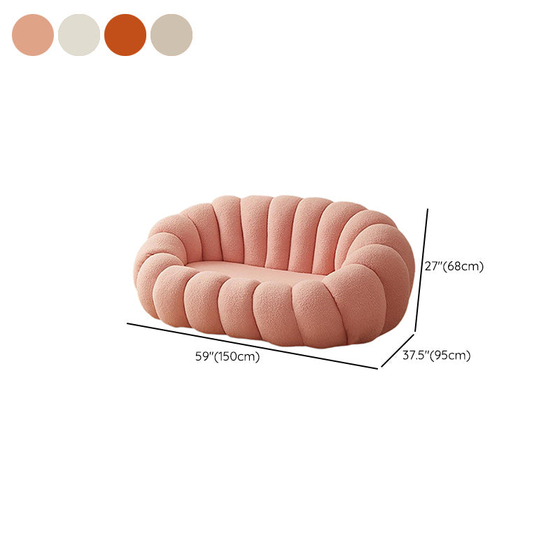 Divano contemporaneo con braccia inclinate 26,77 "divano standard di alto livello