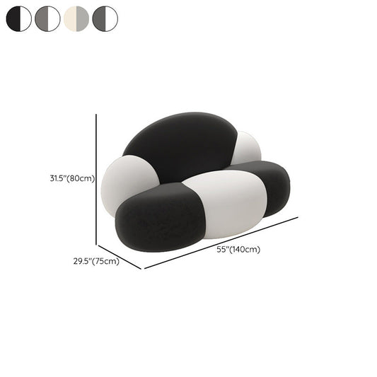 29,53 "breites Polyester -Mischungssofa Wolkenform Armloses Sofa