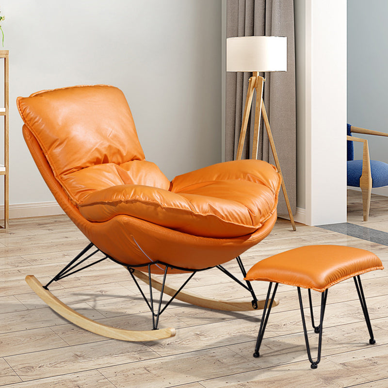 Moderne Rocker Polsterte Tufted Kissen mit leichten Beinen Segelflugzeug