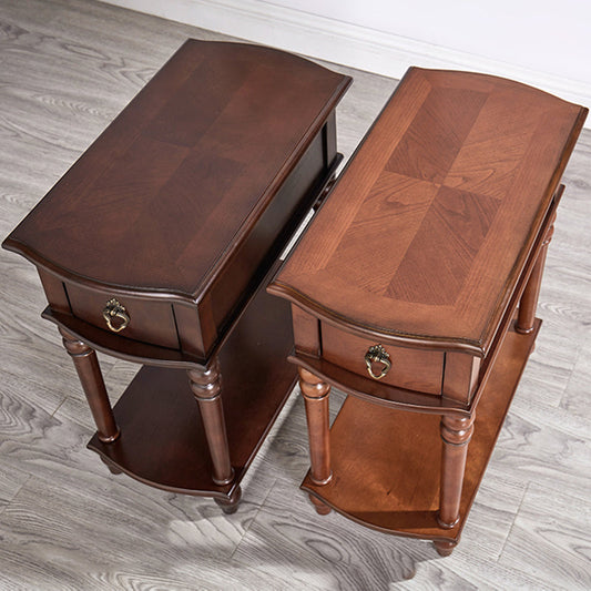 Massicello in legno massiccio Tavolo da notte tradizionale per camera da letto